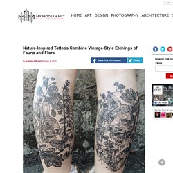Nature-Inspired Tattoos Combine Vintage-Style Etchings of Fauna and Flora