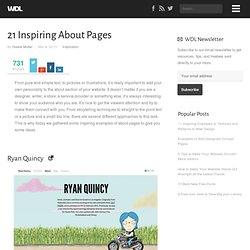 21 Inspiring About Pages