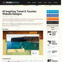 45 Inspiring Travel & Tourism Website Designs