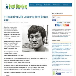 11 Inspiring Life Lessons from Bruce Lee