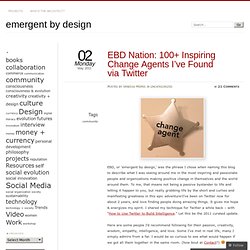 EBD Nation: 100+ Inspiring Change Agents I’ve Found via Twitter