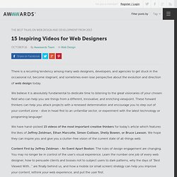 15 Inspiring Videos for Web Designers