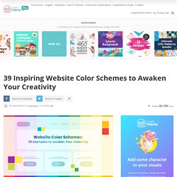 39 Inspiring Website Color Schemes to Awaken Your Creativity