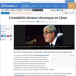 International : L'instabilité devient chronique en Libye