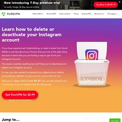 How to Delete Instagram Account or Deactivate it