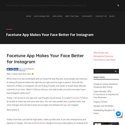 Facetune App Makes Your Face Better for Instagram - Web Design, Online Advertising and Mobile Marketing Agency in Columbus, Ga