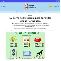 10 perfis no Instagram para aprender Língua Portuguesa
