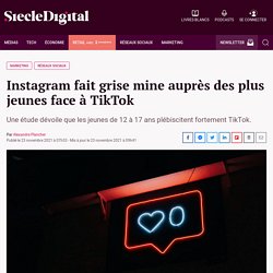 Instagram fait grise mine auprès des plus jeunes face à TikTok