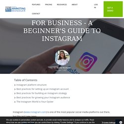 How to Use Instagram for Business - A Beginner's Guide to Instagram In 2021