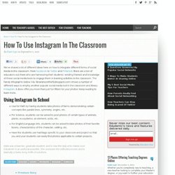 How To Use Instagram In The Classroom