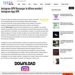 □ ▷ Instagram APK Descargar la última versión