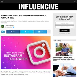 Best sites to buy instagram followers