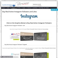 Buy Real Active Instagram Followers, Likes, and Comments