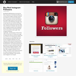 Buy Real Instagram Followers, United States - Gravatar Profile