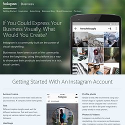 Getting Started – Instagram for Business