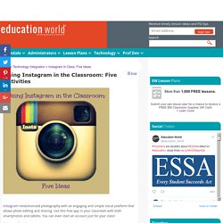 Instagram in Class: Five Ideas