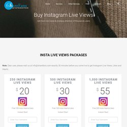 Buy Instagram Live Views - Increase Insta Live Video Viewers