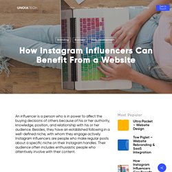 How Instagram Influencers Can Benefit From a Website