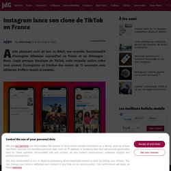 Instagram lance son clone de TikTok en France