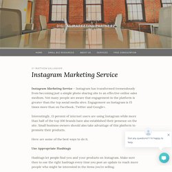 Instagram Marketing Service - Digital Marketing Partnerz