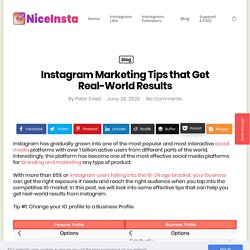 Instagram Marketing Tips that Get Real-World Results - Buy Like instagram