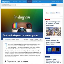 Guía de Instagram: primeros pasos