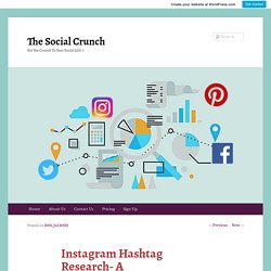 Instagram Hashtag Research- A Complete Guide!