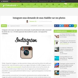 Instagram vous demande de vous rhabiller sur vos photos