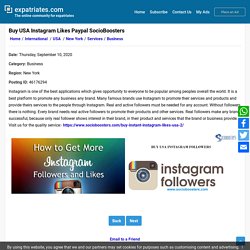 Buy USA Instagram Likes Paypal SocioBoosters, 46176294