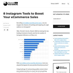 8 Instagram Tools to Boost Your eCommerce Sales - AWR