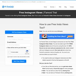 Get Free Instagram Views - 100% FREE [Video Views + Impressions!]