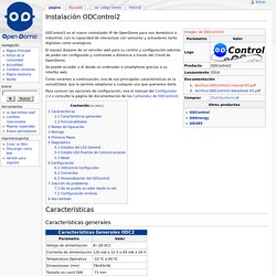 Instalación ODControl2 - OpenDomo