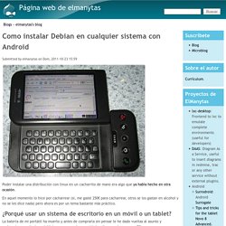 Como instalar Debian en cualquier sistema con Android