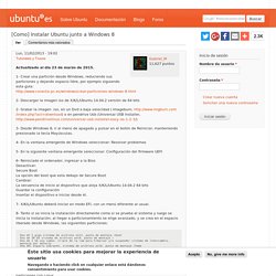[Como] Instalar Ubuntu junto a Windows 8