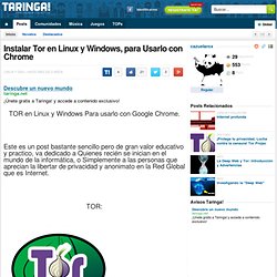 Tor en Linux con Chrome
