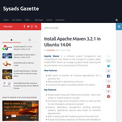 Install Apache Maven 3.2.1 in Ubuntu 14.04 - Sysads Gazette
