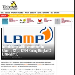 Install lamp with 1 command in Ubuntu 12.04 & LinuxMint13