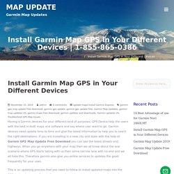 Install Garmin Map GPS in Your Different Devices