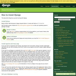 How to install Django