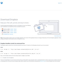 Downloading Dropbox