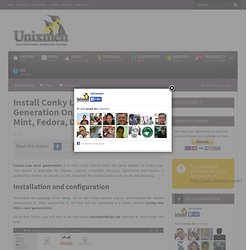 Install Conky Lua 2011 Next Generation On Ubuntu 14.04, Linux Mint, Fedora, Debian And openSUSE