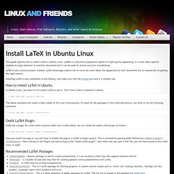 How To Install Latex In Ubuntu 20
