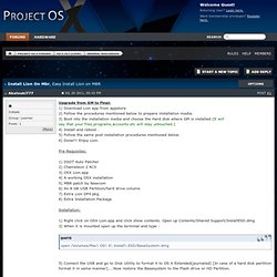 Install Lion On Mbr - Project OS X Forums