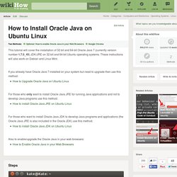 How to Install Oracle Java on Ubuntu Linux: 18 steps
