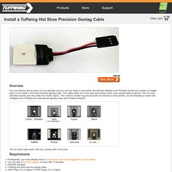 Install a Sony Hot Shoe Precision Geotag Cable