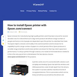 Install Epson Printer