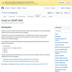 Install on QNAP NAS · Entware-ng/Entware-ng Wiki