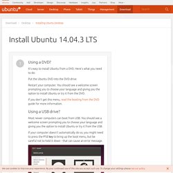 Install Ubuntu 14.04.1 LTS