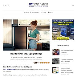 How to Install a 12V Upright Fridge