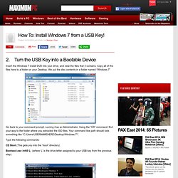 How To: Install Windows 7 from a USB Key! - Page 2